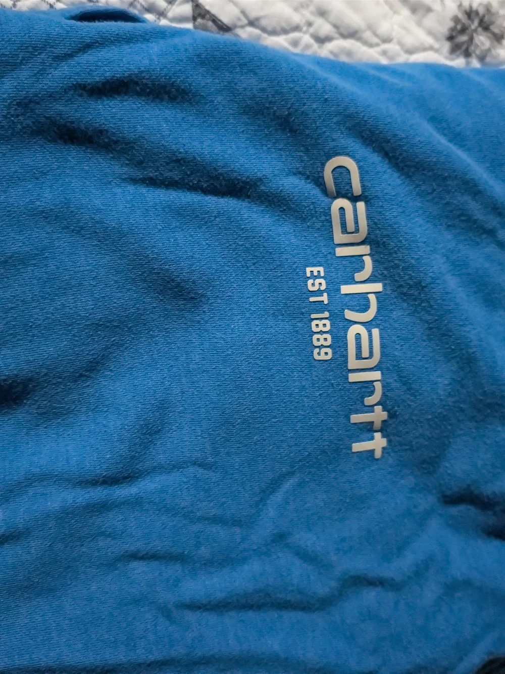 Carhartt Women's Royal Blue Logo Crewneck Sweatshirt